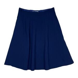 Reiss Hannah knitted flippy skirt a line style navy blue women’s size US 6
